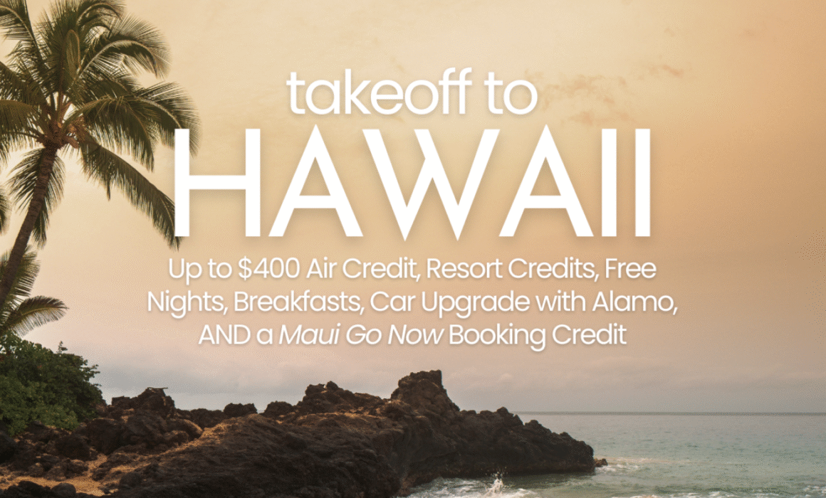 Hawaii Travel Deal: Up to $400 in Air Credit + Resort Bonuses